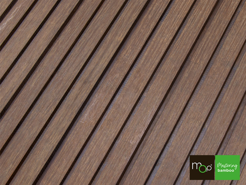 MOSO® Bambus Dreifachrhombusprofil, 20x137 mm, Bamboo X-treme®, unbehandelt