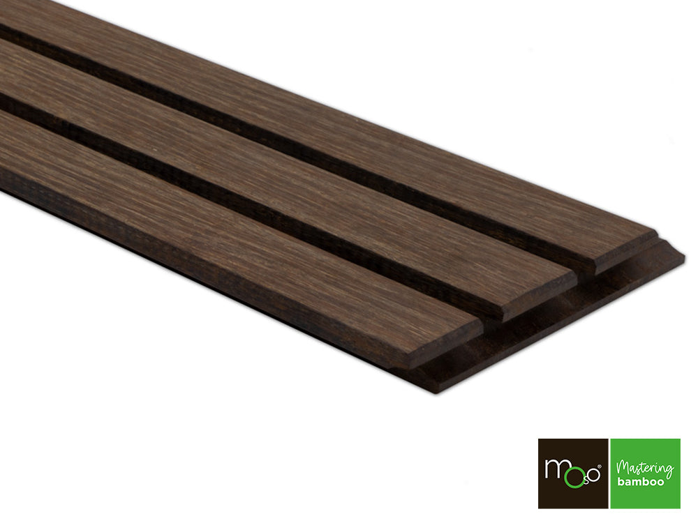 MOSO® Bambus Dreifachrhombusprofil, 20x137 mm, Bamboo X-treme®, unbehandelt