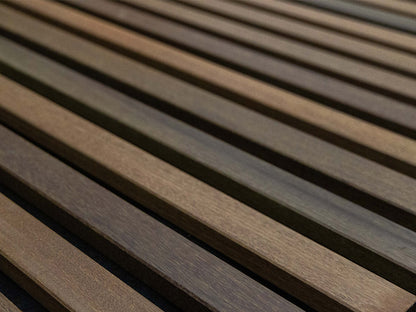 Ipe Leisten, 20x40 mm, AD,  4-seitig glatt gehobelt, mit Microfase
