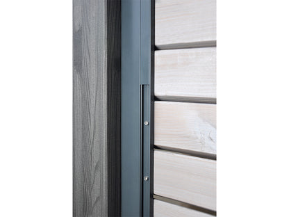 KAHRS Montageset TERA, für 24-27 mm Profile, RAL 7016, für ein Zaunfeld 1,80 x 1,80 m