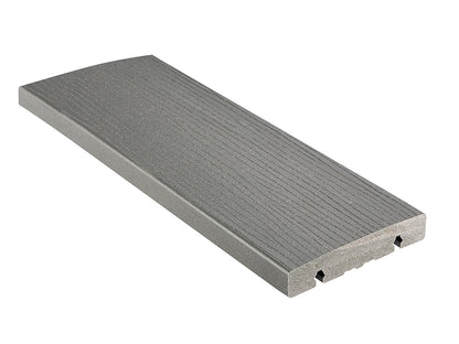 22x120 mm "Die Smarte Klick", WPC, grau, geprägte Oberfläche, ungebürstet, Null-Grad-Diele, einseitig verlegbar