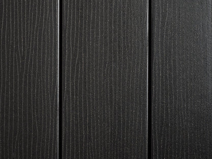 22x120 mm "Die Smarte Klick", WPC, anthrazit, geprägte Oberfläche, ungebürstet, Null-Grad-Diele, einseitig verlegbar