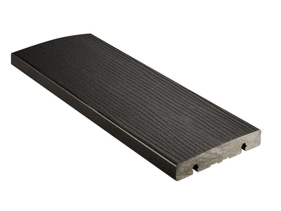 "Die Smarte Klick", WPC, anthrazit, geprägte Oberfläche, ungebürstet, Null-Grad-Diele, 22×120mm, einseitig verlegbar