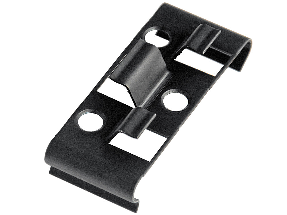 Kovalex® Dielenclip aus Metall, V4A, aufsteckbar schwarz, 25 Stk./ Paket, ausreichend für ca. 1 m²