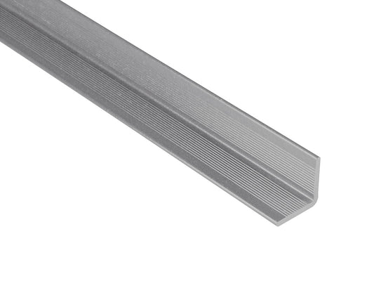 Kovalex® Wandabschluss aus WPC, 40x40 mm, grau, 2,50m lang, für 20/26mm WPC-Dielen