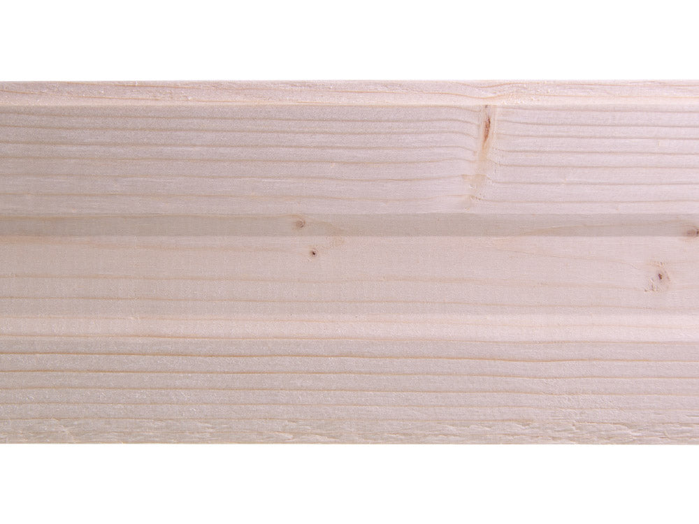 Nordische Fichte/Tanne Profilholz, 19×96mm, KD, gehobelt, unbehandelt, A-Sortierung Deckbreite 86mm – Bild 5