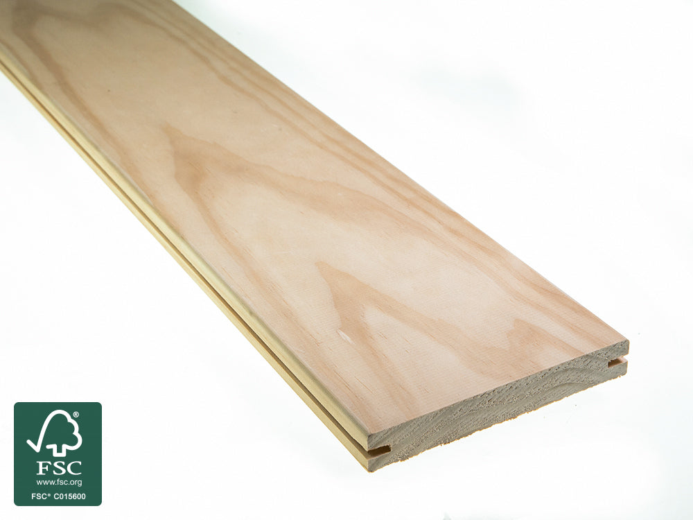 Accoya® Terrassendielen, 25×142mm, A1, KD, glatt/egalisiert, seitlich genutet – Bild 3