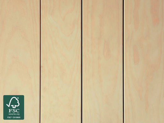 Accoya® Terrassendielen, 25x142 mm, A1, KD, glatt/egalisiert, seitlich genutet