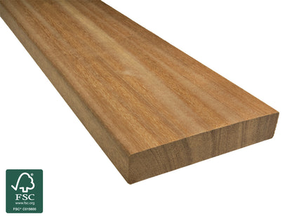 Bangkirai Terrassendielen, 25×145mm, KD, glatt/glatt, *PREMIUM* – Bild 7