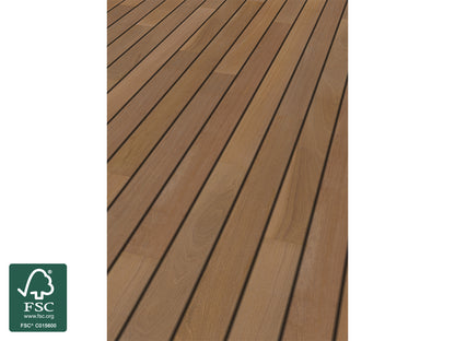 Bangkirai Terrassendielen, 25x145 mm, KD, glatt/glatt, *PREMIUM*