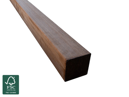 Tauari Konstruktionsholz/ Pfosten, 90x90 mm KD, 4-seitig gehobelt