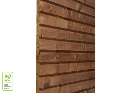 Thermofichte Doppel-Rhombus, 26x142 mm, KD, Oberfläche glatt gehobelt