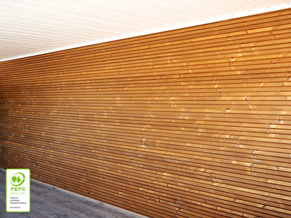 Thermofichte Triple Shadow, 32x140 mm, KD, Oberfläche glatt gehobelt