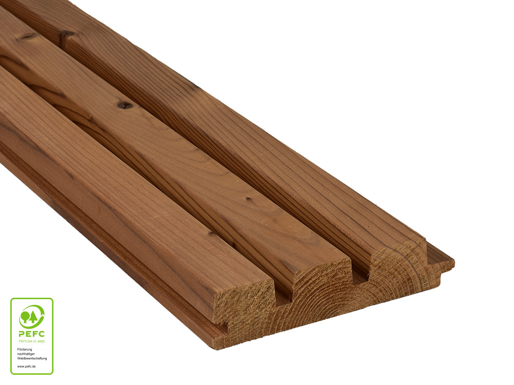 Thermofichte Triple Shadow, 32×140mm, KD, Oberfläche glatt gehobelt – Bild 9