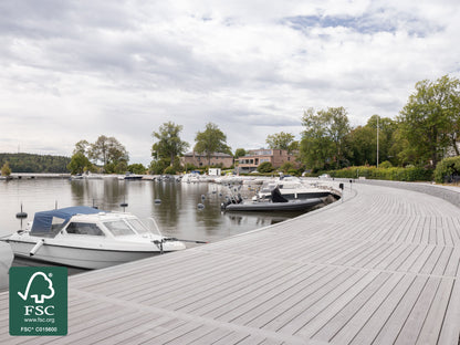 OrganoWood®- Nowa Terrassendielen, 28×145mm; KD, glatt/glatt