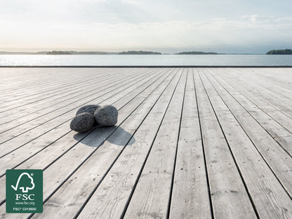 OrganoWood®- Nowa Terrassendielen, 28×145mm; KD, glatt/glatt