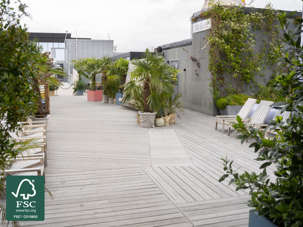 OrganoWood®- Nowa Terrassendielen, 45×145mm, KD, glatt/glatt