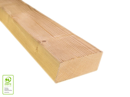 OrganoWood®- Nowa Rhombusleiste , 26×68mm, KD, Oberfläche glatt gehobelt