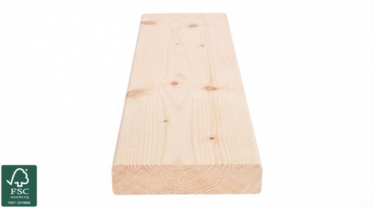 OrganoWood®-Nowa Glattkantbretter, 22x70mm, KD, Oberfläche glatt gehobelt