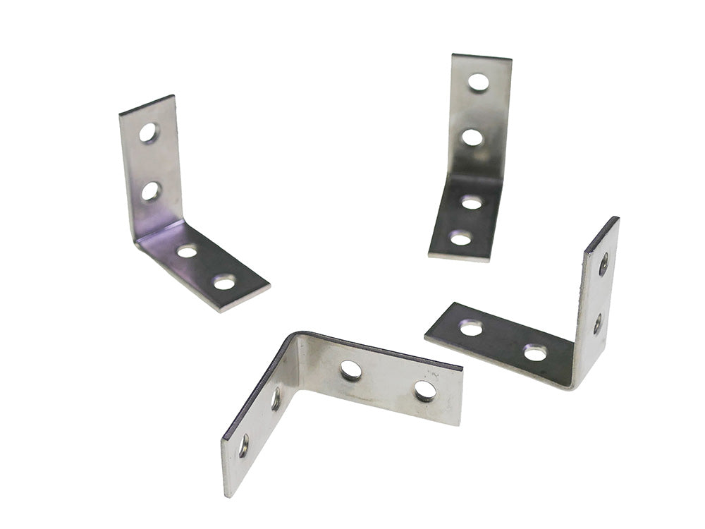 Winkelverbinder (Stuhlwinkel), V2A, 40×40×16mm, Stärke: 2mm