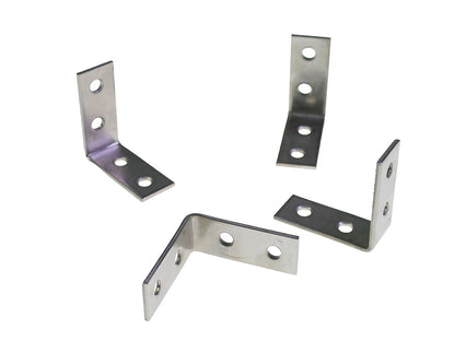 Winkelverbinder (Stuhlwinkel), V2A, 40×40×16mm, Stärke: 2mm