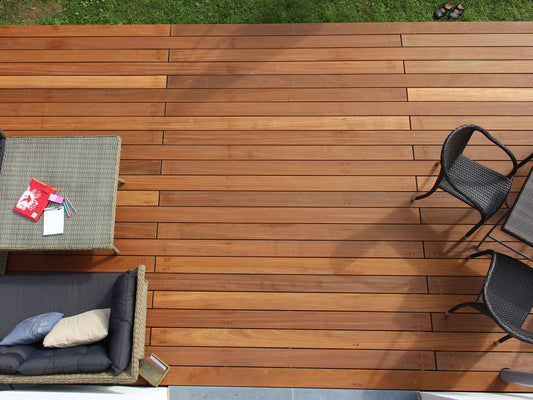 Bangkirai Terrassendielen, 21x145 mm, KD, glatt/glatt, *PREMIUM* – Bild 2