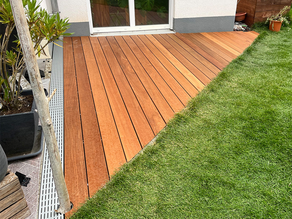 Bangkirai Terrassendielen, 21x145 mm, KD, glatt/glatt, *PREMIUM* – Bild 3
