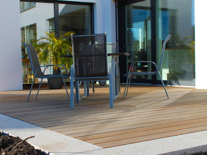 Bangkirai Terrassendielen, 21x145 mm, KD, glatt/glatt, *PREMIUM* – Bild 6
