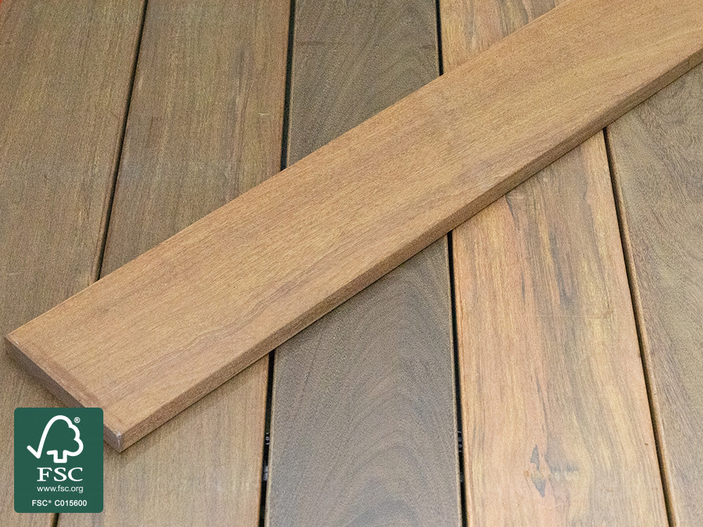 Ipe Terrassendielen, 45×140mm, AD, glatt/glatt