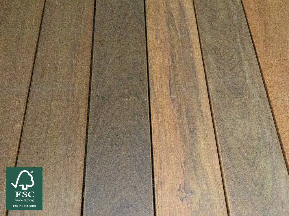 Ipe Terrassendielen, 45×140mm, AD, glatt/glatt