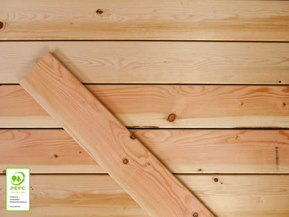 Kanadische Douglasie Terrassendielen, 27x143 mm, KD, glatt/glatt