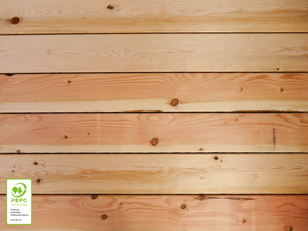 Kanadische Douglasie Terrassendielen, 27x143 mm, KD, glatt/glatt