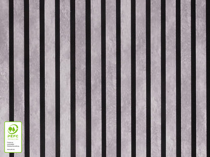 Akustikpaneel DecoLine, Travertin grey, 2400x561x19 mm, 3-seitig foliert
