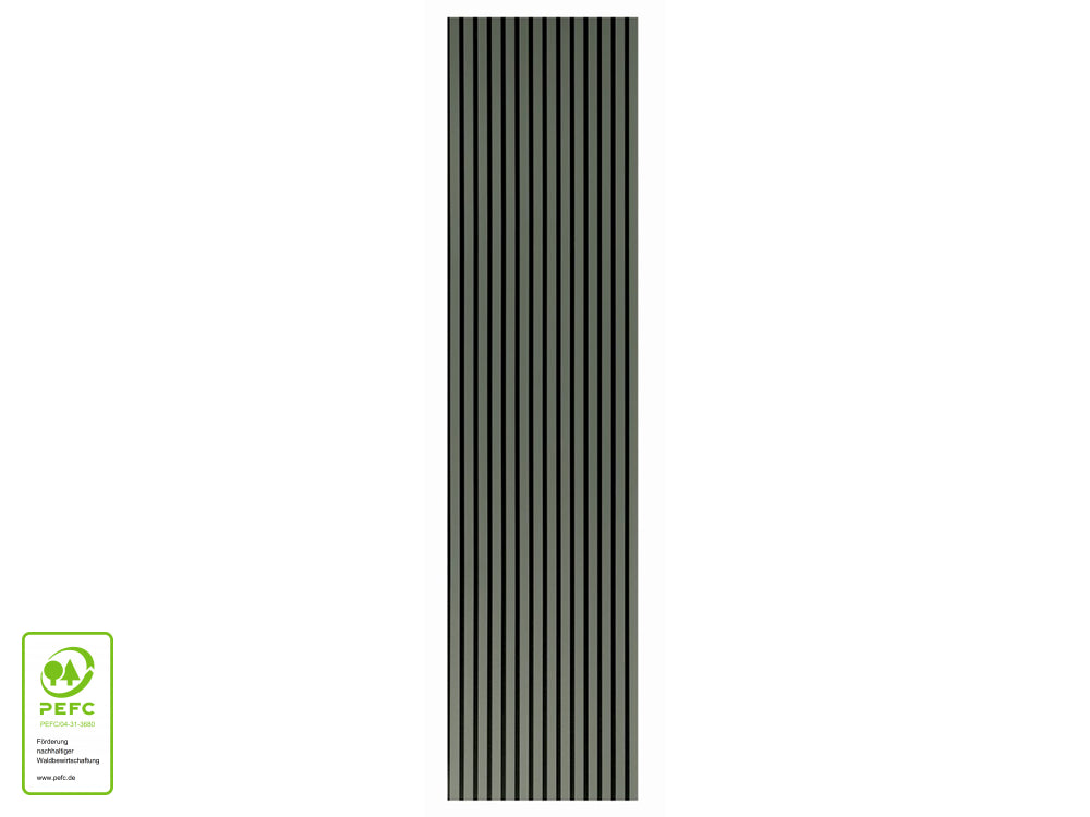 Akustikpaneel DecoLine, Salbei, 2400×561×19mm, 3-seitig foliert – Bild 2