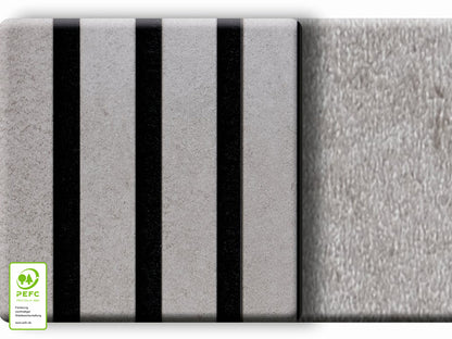 Akustikpaneel DecoLine, Beton, 2400×561×19mm, 3-seitig foliert – Bild 4