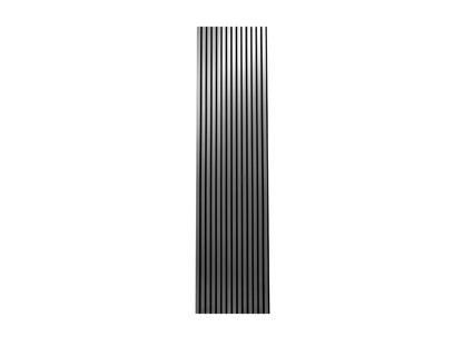 Akustikpaneel LuxLine, Metall Edelstahl, 2400x561x19 mm, 3-seitig foliert