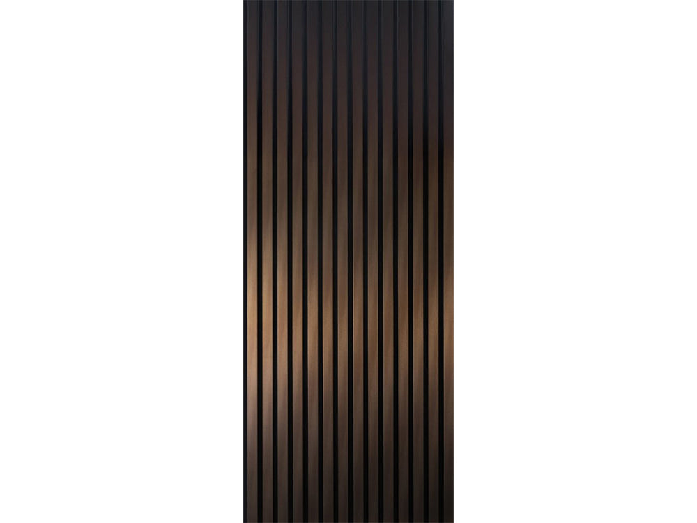 Akustikpaneel LuxLine, Metall Bronze, 2400×561×19mm, 3-seitig foliert – Bild 3