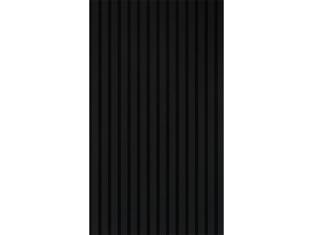 Akustikpaneel LuxLine, Leder schwarz, 2400×561×19mm, 3-seitig foliert – Bild 3