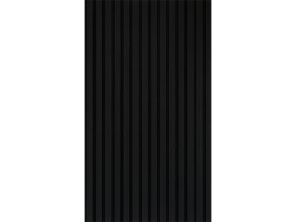 Akustikpaneel LuxLine, Leder schwarz, 2400×561×19mm, 3-seitig foliert – Bild 3