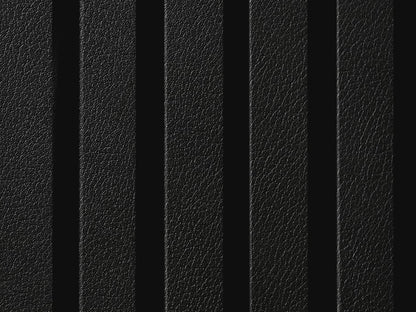 Akustikpaneel LuxLine, Leder schwarz, 2400×561×19mm, 3-seitig foliert – Bild 6