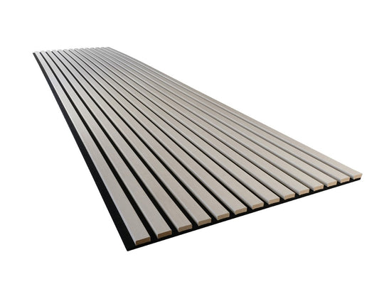 Akustikpaneel LuxLine, Eiche weiss Veron, 2400x561x19 mm, 3-seitig foliert