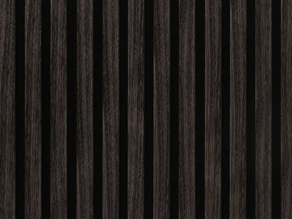 Akustikpaneel LuxLine, Nussbaum Milano, 2400x561x19 mm, 3-seitig foliert