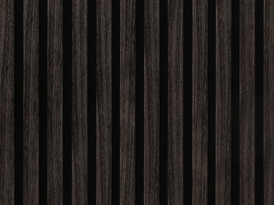 Akustikpaneel LuxLine, Nussbaum Milano, 2400x561x19 mm, 3-seitig foliert