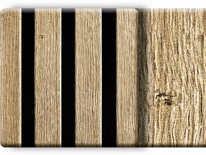 Akustikpaneel LuxLine, Eiche Amalfi, 2400×561×19mm, 3-seitig foliert – Bild 6