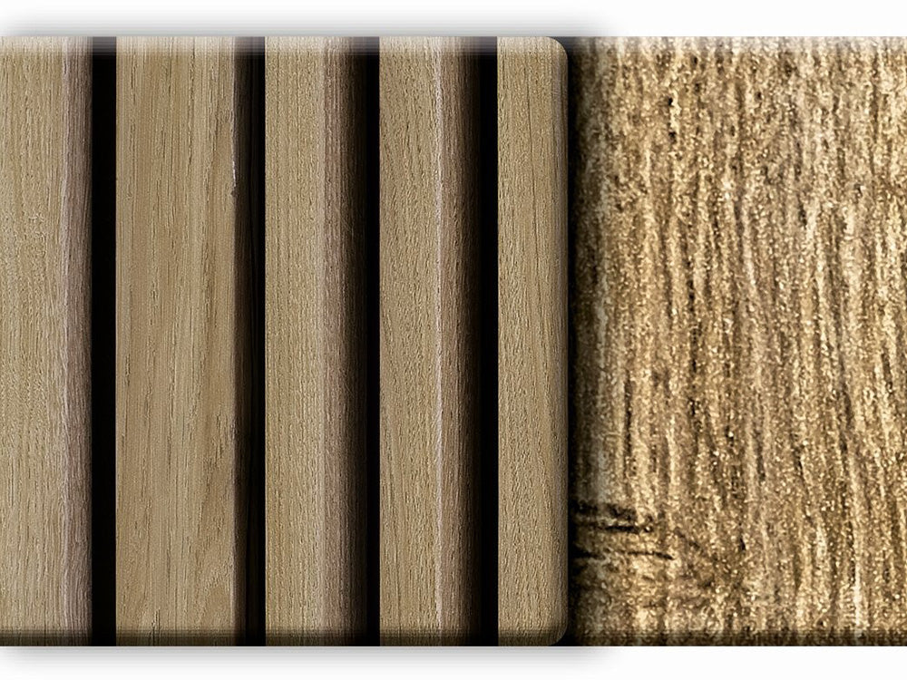 Akustikpaneel LuxLine 3D, Regular Eiche Amalfi, 2400×561×25mm, 3-seitig foliert – Bild 5
