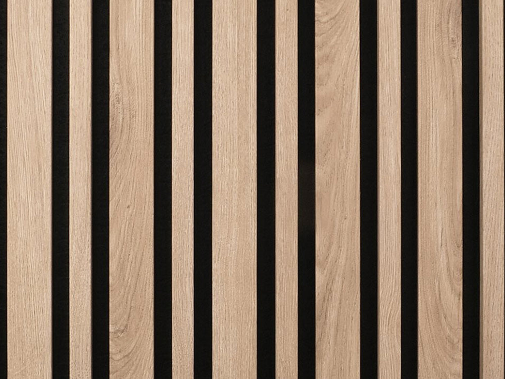 Akustikpaneel LuxLine 3D, Konstanz Eiche Amalfi, 2400x561x25 mm, 3-seitig foliert