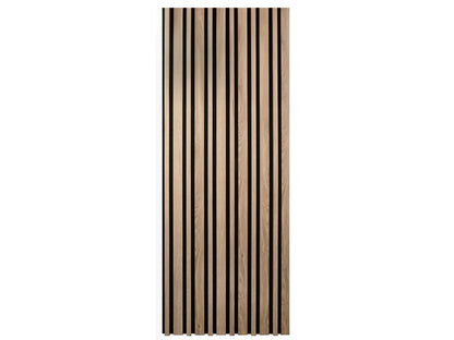 Akustikpaneel LuxLine 3D, Konstanz Eiche Amalfi, 2400×561×25mm, 3-seitig foliert – Bild 3
