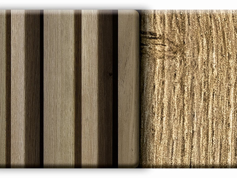 Akustikpaneel LuxLine 3D, Konstanz Eiche Amalfi, 2400×561×25mm, 3-seitig foliert – Bild 5