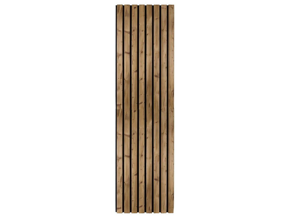 Akustikpaneel HydroLine, Thermofichte gehackt, 2380x561x28 mm, massiv