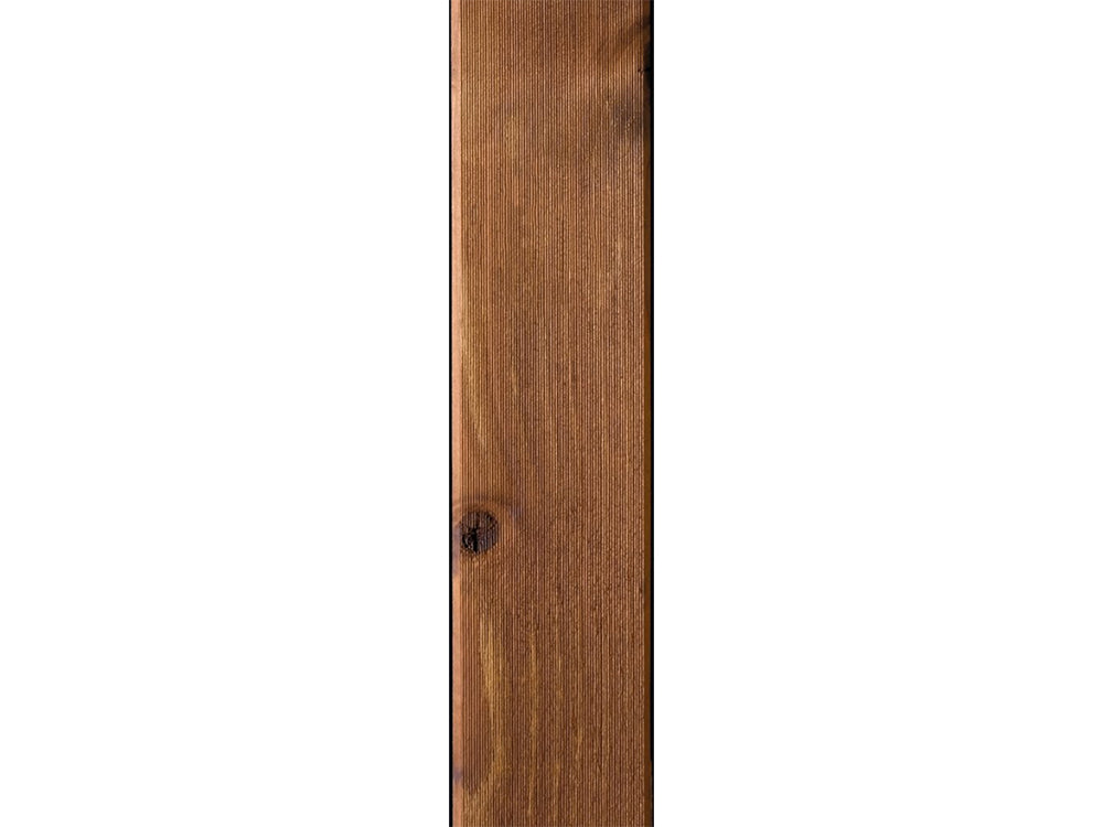 Akustikpaneel HydroLine, Thermofichte maronbraun geölt, 2380x561x25 mm, massiv